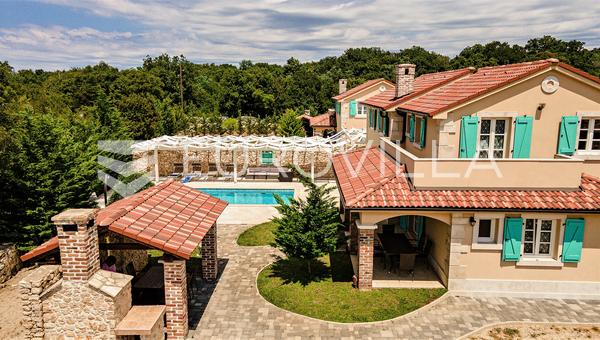 Ön Krk, Dobrinj, Kras, exklusiv villa med pool i ett lugnt läge