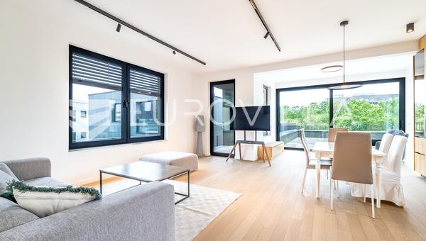 Zagreb, Srebrnjak, luksuriøs toværelses penthouse med garage NYBYGGERI
