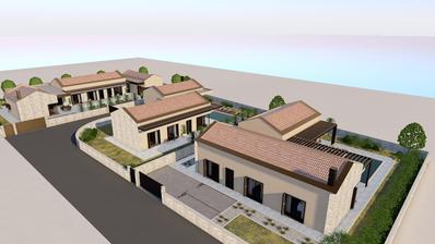 Istra, Barban,  građevinsko zemljište 687 m2 s idejnim projektom za obiteljsku kuću
