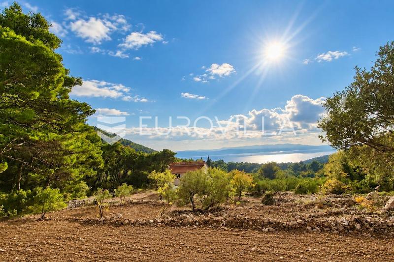 Zaostrog, ház egy 1226 m²-es telken tengerre néző kilátással és további építési lehetőséggel - 17
