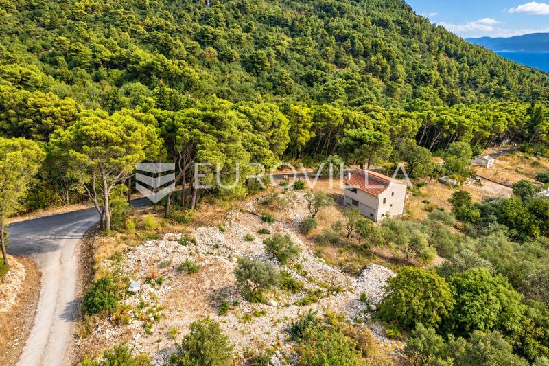 Zaostrog, ház egy 1226 m²-es telken tengerre néző kilátással és további építési lehetőséggel - 5