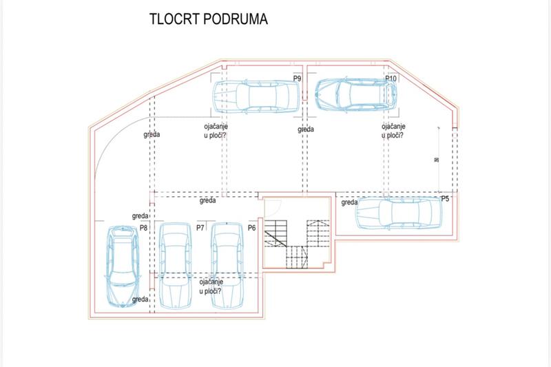 Ciovo, Zedno, apartamento de dois quartos no rés-do-chão com uma área útil líquida de 69,85 m² - S1 - 10