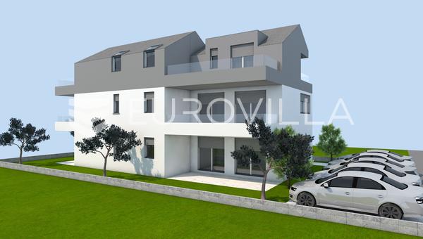 Pag, Povljana, apartamento de dos habitaciones con balcón, NUEVA CONSTRUCCIÓN, 72.98 m²
