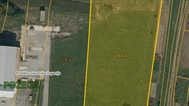 Požega, land in the K economic-business zone 16,462 m²