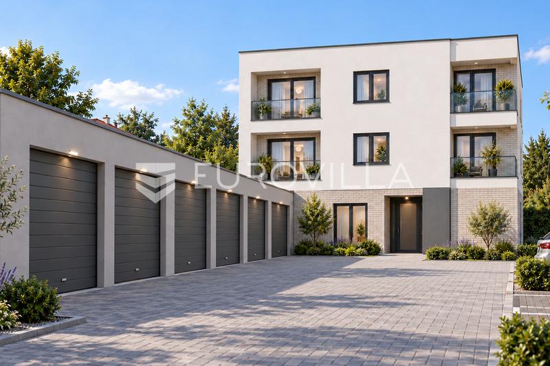 Velika Mlaka Project, nieuwbouw - driekamerappartement, garage en parkeerplaats, 108,60 m² - 1