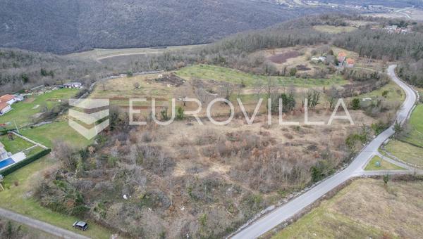 Ístria, Labin, Sumber, amplo terreno para construção com vista para Učka