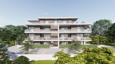 Primošten, NIEUWBOUW, appartement met zeezicht, tweede rij aan zee, 84,74 m²
