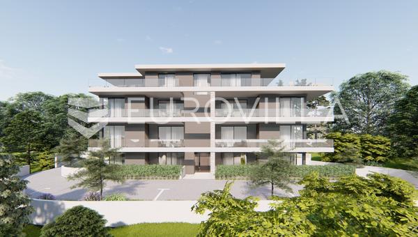 Primošten, NOVOGRADNJA, stan s pogledom na more, drugi red do mora, 84,74 m²