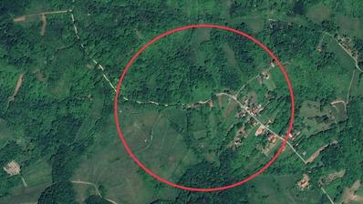 Karlovac, Draganić, prostorno zemljišče s staro hišo, površina 27162 m²