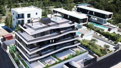 Primošten, prachtig appartement met garage en zeezicht, 95,67m²