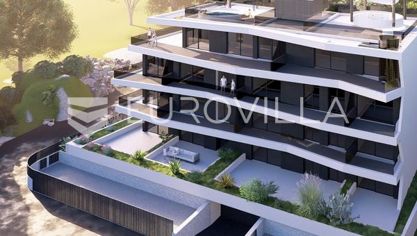 Primošten, beautiful apartment with garage and sea view, 69.51 m²