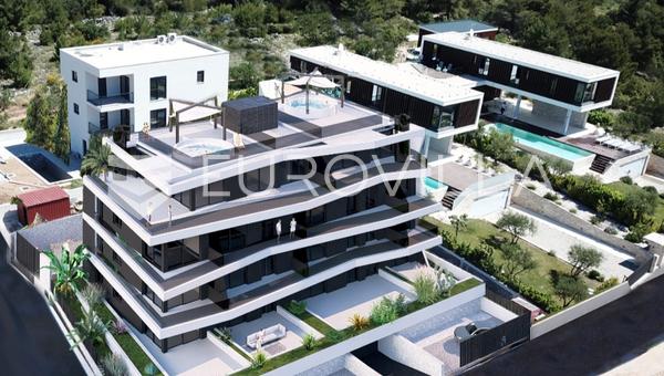 Primošten, prekrasan stan s garažom i pogledom na more, 95,67 m²