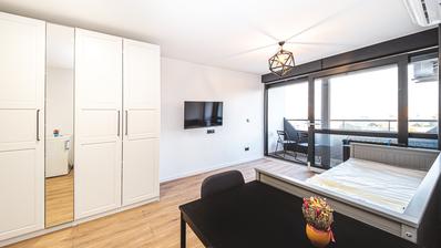 Záhřeb, Srednjaci, vynikající jednopokojový byt s krásným výhledem, 28,50 m²