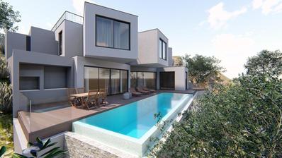 Omiš, Mimice, građevinsko zemljište s dozvolom, 411 m²