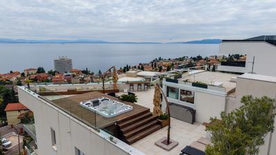 Opatija, Volosko, Ático de lujo, 267 m², Terraza en la azotea con jacuzzi