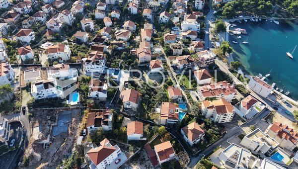 Trogir, Ciovo, toværelses lejlighed med havudsigt