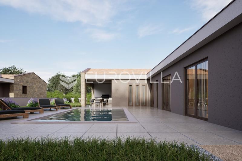 Ístria, área de Barban - Moderna casa de pedra com piscina - 5