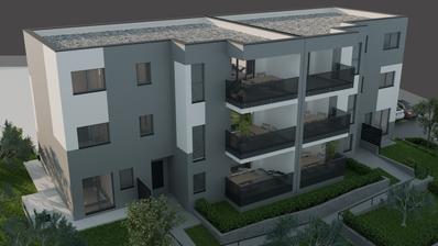 Mravinci, apartamento de três quartos no rés do chão com um jardim espaçoso.