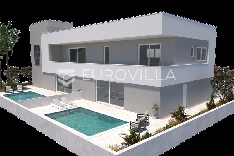 Privlaka, Skrapavac - Appartement de 104,80 m² avec piscine privée et jardin près de la mer. - 1