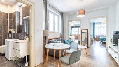 Zágráb, Centrum, gyönyörű négyszobás lakás erkéllyel 112 m²