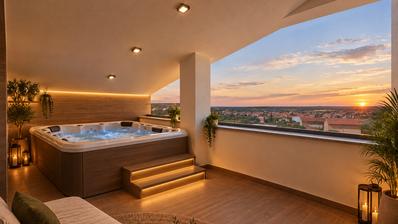 Istra, Fažana, Ekskluzivan dvoetažni penthouse stan, Pogled more, Novogradnja 2026.