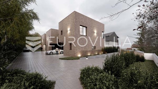 Zagreb, Maksimir, moderna kuća u nizu, novogradnja (Remete Hills) NKP 138 m2 + GPM i PM