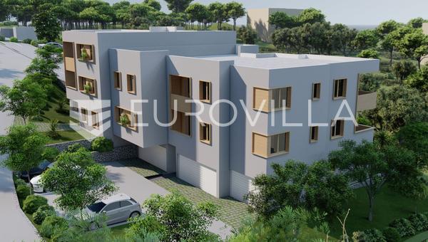Ciovo- Slatine, 1. kat daire 35,58 m² deniz manzaralı ve otopark yeri