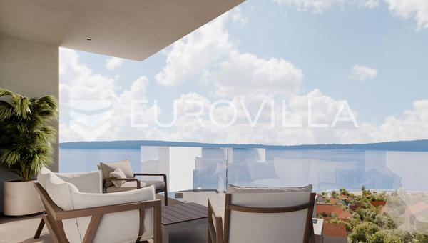 Hvar, Zavala, apartamento de luxo no segundo andar em empreendimento novo.