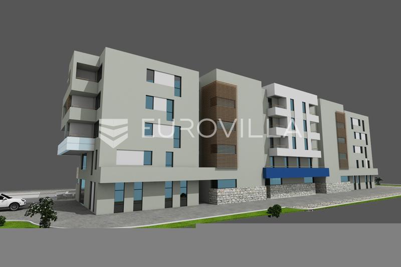 Trogir jednosoban stan 57 m² drugi kat s pogledom na more