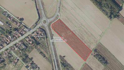 Vinkovci, Mirkovci, poljoprivredno zemljište 10.953 m² uz obilaznicu, investicijski potencijal