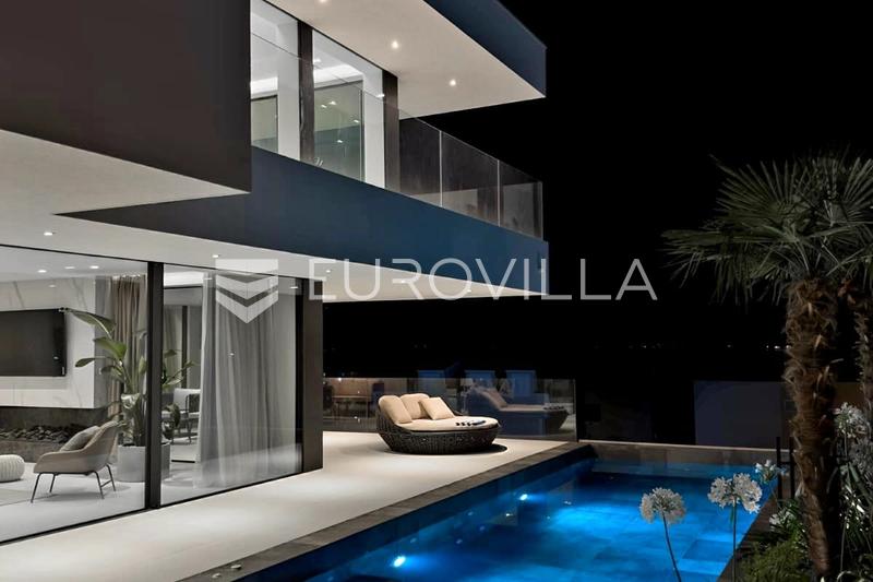 Podstrana, en luksusvilla med pool og en fantastisk havudsigt - 8