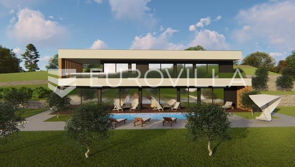 Ístria, Svetvincenat, amplo terreno edificável com projeto.