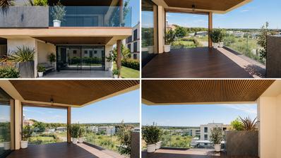 Istria, Novigrad, un apartamento de dos dormitorios en el 1er piso de 98 m² en un moderno edificio de nueva construcción