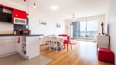 Split, Firule, excelente apartamento de dois quartos com vista para o mar - aluguel de longo prazo