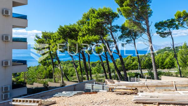 Makarska, tengerre néző apartman, kettő egy hálószobás lakássá alakítva, új fejlesztés