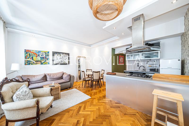 Zagrzeb, Nova Cesta, jednopokojowe mieszkanie 55 m² z ogrodem. - 2