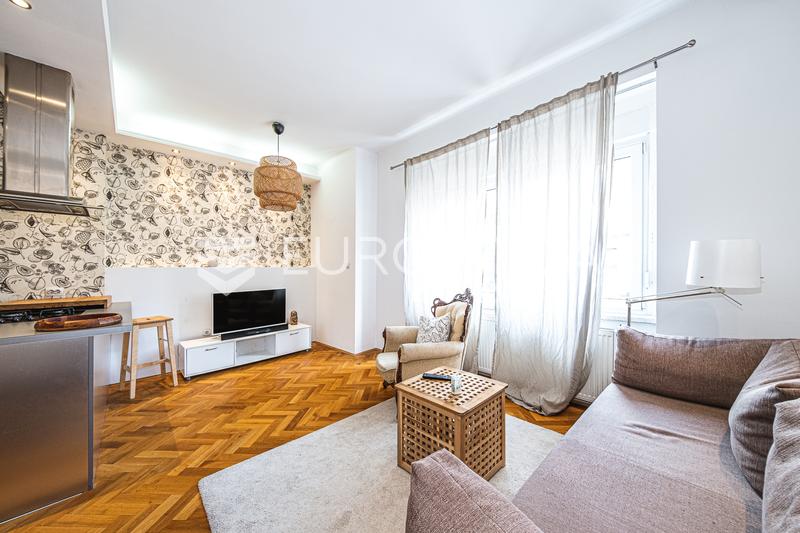 Zagrzeb, Nova Cesta, jednopokojowe mieszkanie 55 m² z ogrodem. - 5