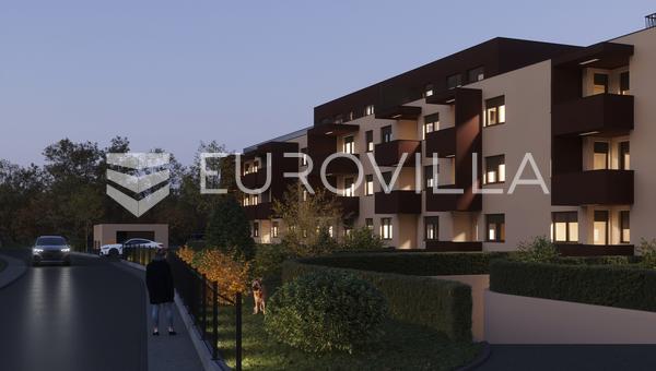 Új Zágráb, Szlobosztina, ÚJ ÉPÍTÉSŰ, Két szobás lakás 48,63 m²