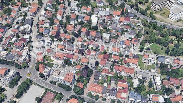 Zagreb, Jordanovac, byggnadstomt med tillstånd, TOPP-läge