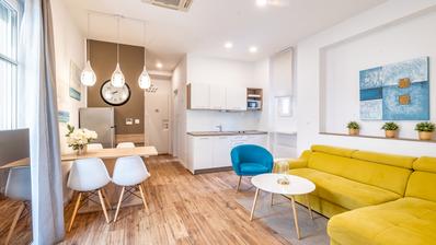 Zagreb, Trg žrtava fašizma, lujoso apartamento de una habitación de 42 m2, GASTOS INCLUIDOS