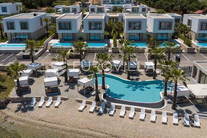 Tkon, Palms resort, luxusná vila s bazénom a výhľadom na more - 16