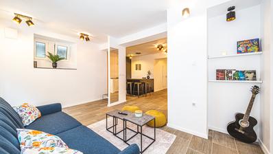 Záhřeb, Donji Grad, moderní dvoupokojový byt, čistá podlahová plocha 68 m²