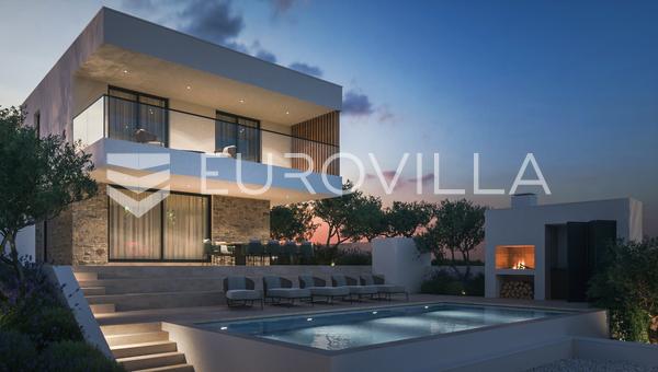 Jasenovo, Exclusiva villa moderna con piscina, garaje y amplio jardín