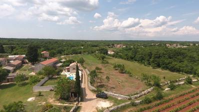 Istria, Marcana - Parcela edificable con permiso para una villa con piscina