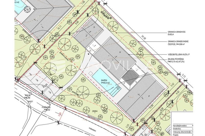 Istrien, Marcana - Byggegrund med tilladelse til en villa med swimmingpool - 2