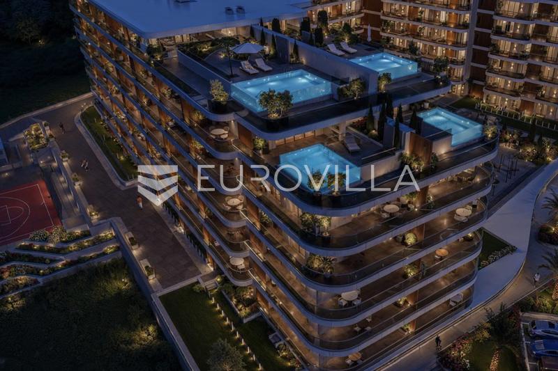 Zadar, Crvene Kuće - Fourth-Floor One-Bedroom Apartment with Large Corner Balcony, 63.17 m² - 15