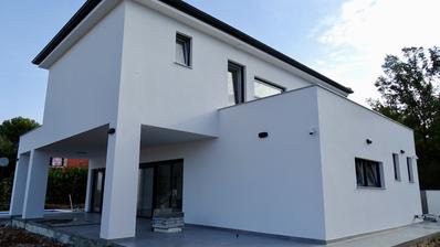Malinska, Miholjice, druzinska vila, NCP 153,53 m², z bazenom in pogledom na morje