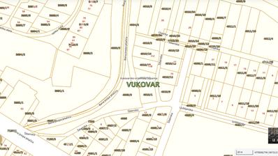 Vukovar, Mitnica, građevinsko zemljište 528 m²