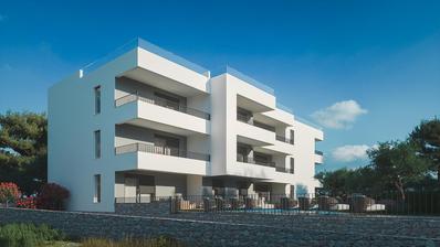 Ciovo, Okrug Gornji, apartamento de dois quartos no rés-do-chão com jardim