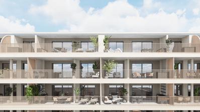 Istrie, Umag, appartement exclusif de deux chambres au rez-de-chaussée avec grand jardin, S-001